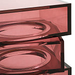 Стол журнальный в форме кубов Acrylic Furniture Lumina Crimson Clarity варинант исполнения - 3 | Loft Concept в Кирове