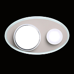 Бра овальной формы белого цвета с 2-мя лампами Lunar Pebbles варинант исполнения - 3 | Loft Concept в Кирове