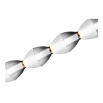 Подвесной светильник линейный в сочетании двух разных фактур стекла Enchanting варинант исполнения - 4 | Loft Concept в Кирове