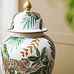 Ваза из фарфора с ручной росписью Leopard Collection  варинант исполнения - 5 | Loft Concept в Кирове