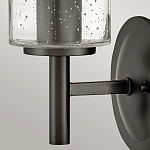 Бра с плафоном в форме цилиндра из прозрачного стекла с пузырьками Hinkley варинант исполнения - 9 | Loft Concept в Кирове