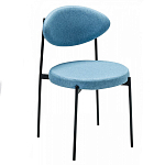 Стул металлический с мягкой спинкой и сиденьем Alfie Chair варинант исполнения - 5 | Loft Concept в Кирове