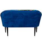 Диван двухместный из натурального бука синий с цветным принтом Impressionism in Art варинант исполнения - 2 | Loft Concept в Кирове