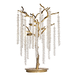 Лампа настольная со стеклянными подвесами цвет золото FAIRYTREE Light варинант исполнения - 1 | Loft Concept в Кирове