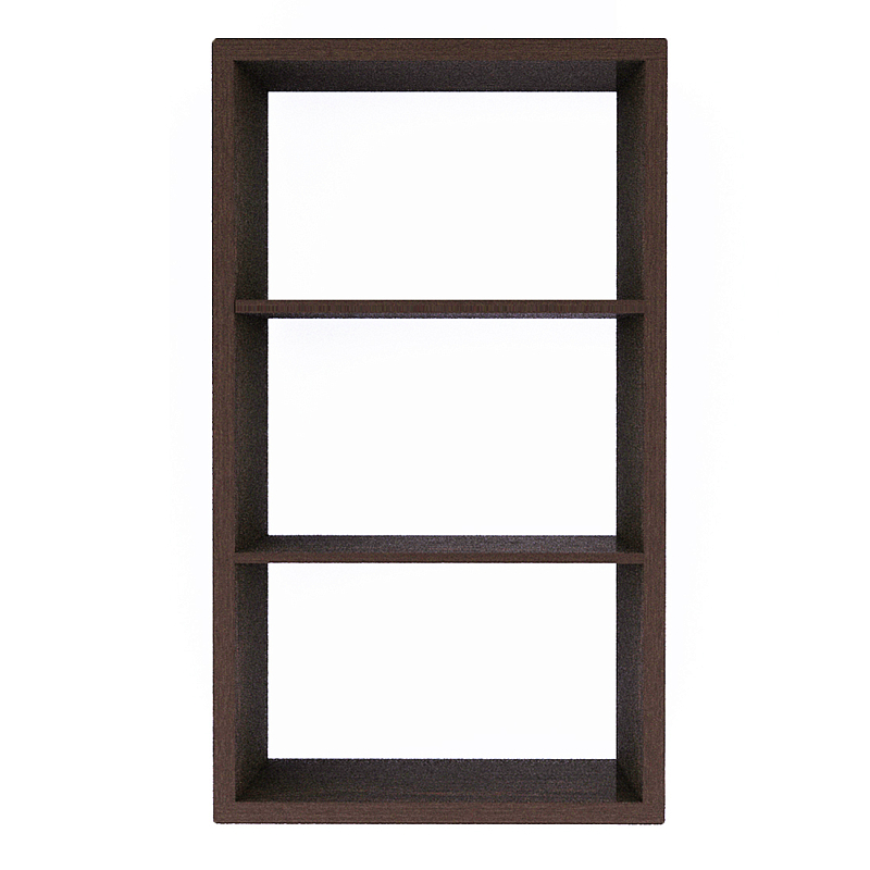 Полка-модуль для книг Primo длина 72 Темный дуб Древесина Черный в Кирове | Loft Concept 