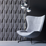 Гипсовая 3D Панель DRAGON SCALE - D варинант исполнения - 2 | Loft Concept в Кирове