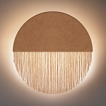Бра круглое натуральная пробка с бахромой Natural Cork варинант исполнения - 4 | Loft Concept в Кирове
