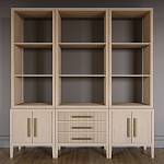 Модульный стеллаж Primo из трех составных элементов Светлый дуб варинант исполнения - 2 | Loft Concept в Кирове