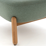 Кресло на деревянных ножках Olguin Green Chair варинант исполнения - 5 | Loft Concept в Кирове