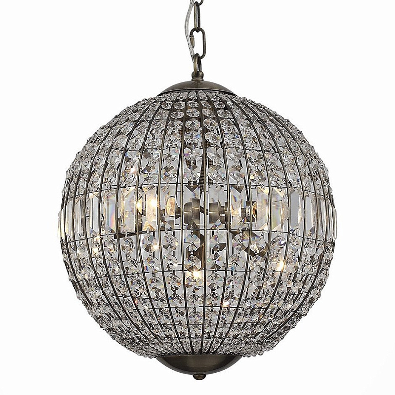Люстра RH 19th c. Casbah Crystal Brass Латунь Прозрачное Стекло Люстра RH 19th c. Casbah Crystal Brass Латунь Прозрачное Стекло в Кирове | Loft Concept