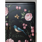 Комод деревянный Tits on flowers варинант исполнения - 7 | Loft Concept в Кирове