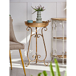 Столик приставной на фигурном подножии Magnificent Century варинант исполнения - 4 | Loft Concept в Кирове