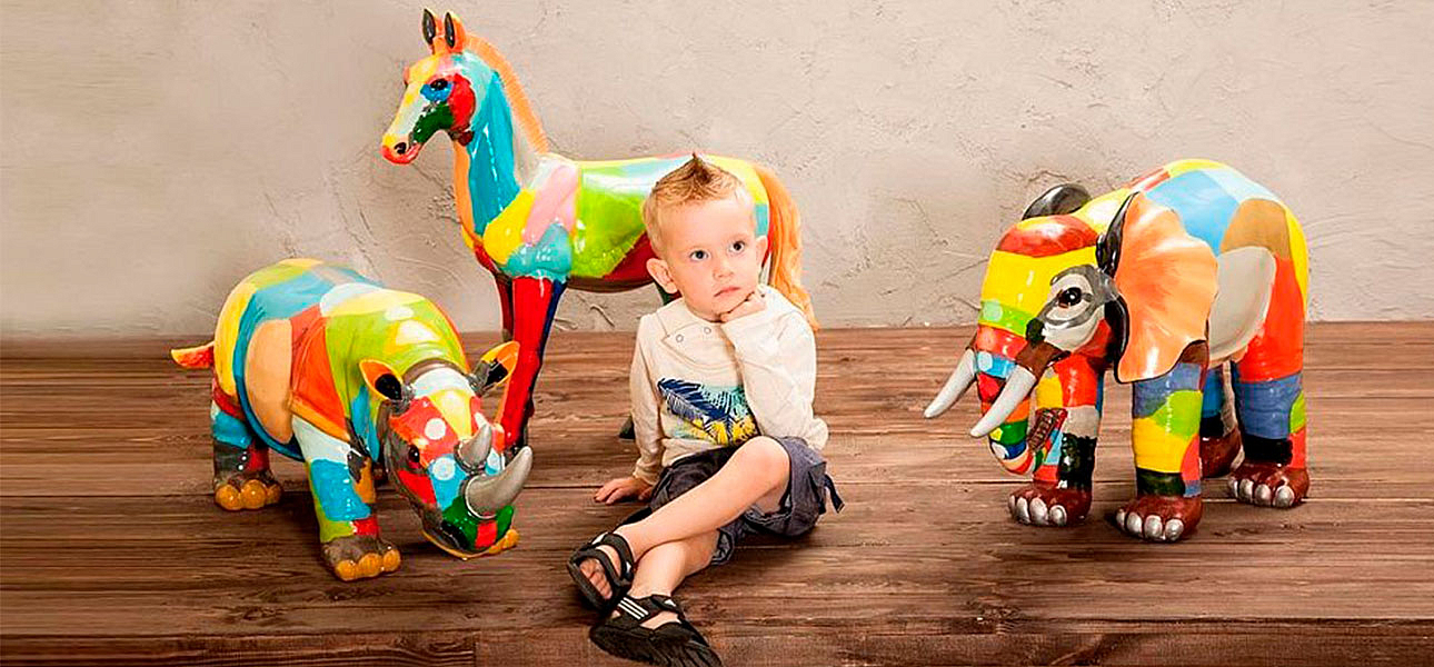 Фигурка керамика лошадь разноцветная Colored Horse Фигурка керамика лошадь разноцветная Colored Horse - Loft-Concept в Кирове
