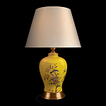 Настольная лампа желтая с изображением птиц Slip Away варинант исполнения - 2 | Loft Concept в Кирове