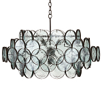 Люстра с каскадом из круглых стеклянных дисков Small Round Sequins варинант исполнения - 3 | Loft Concept в Кирове