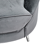 Диван с мягкой обивкой из ткани серый Ethan Sofa варинант исполнения - 3 | Loft Concept в Кирове