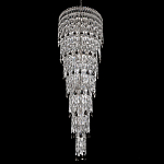 Люстра многоярусная каскадная с хрустальными подвесками Roul Crystal Light варинант исполнения - 2 | Loft Concept в Кирове