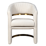 Полукресло Valbonne Chair cream velour варинант исполнения - 1 | Loft Concept в Кирове