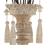 Люстра с состаренными резными элементами Big Graceful Profile варинант исполнения - 3 | Loft Concept в Кирове