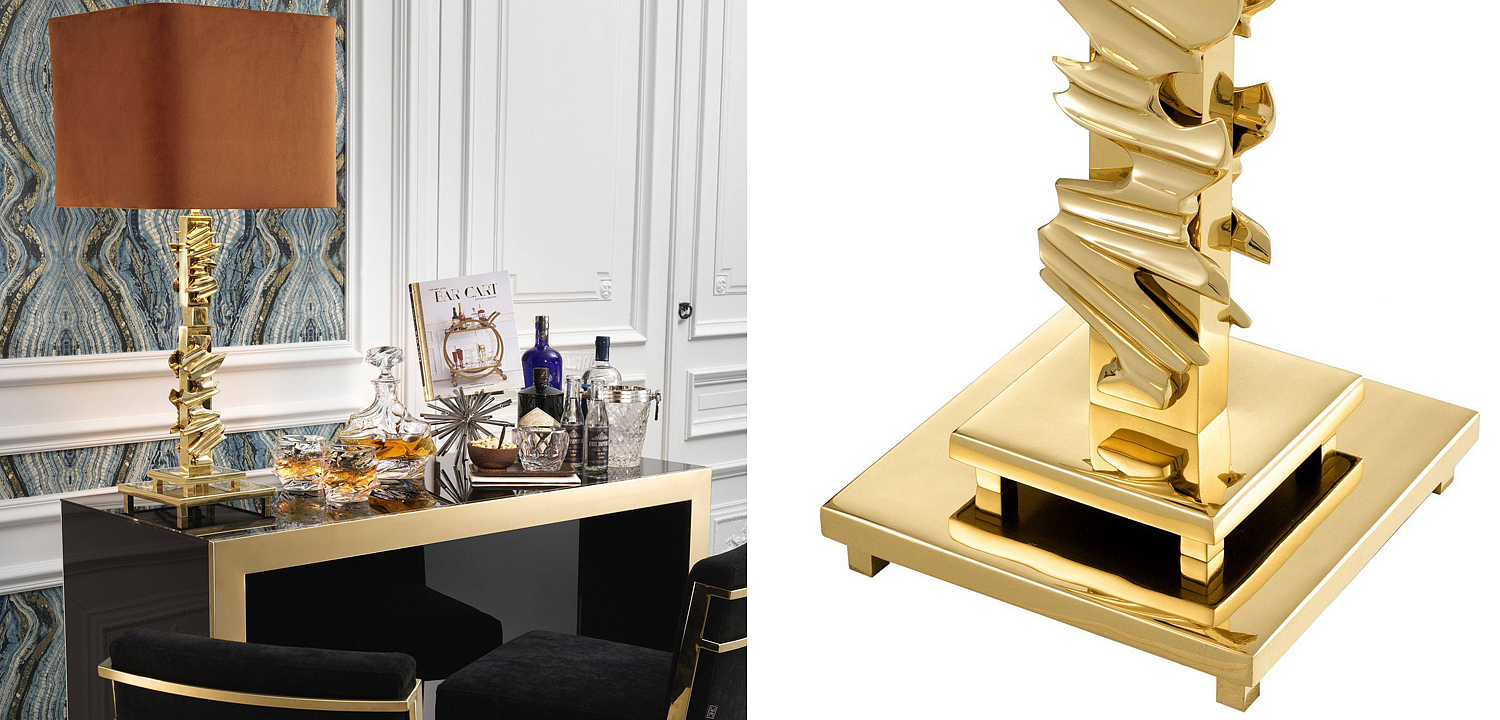 Настольная лампа Eichholtz Table Lamp Abruzzo brass Настольная лампа Eichholtz Table Lamp Abruzzo brass - Loft-Concept в Кирове