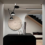 Панно на стену из шерсти мериноса Белый Круг  варинант исполнения - 2 | Loft Concept в Кирове