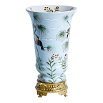 Ваза из фарфора с бронзовыми элементами Tropical Garden варинант исполнения - 2 | Loft Concept в Кирове