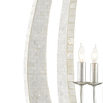 Люстра каплевидной формы покрытая перламутровой мозаикой Soft Pearl Shape варинант исполнения - 1 | Loft Concept в Кирове