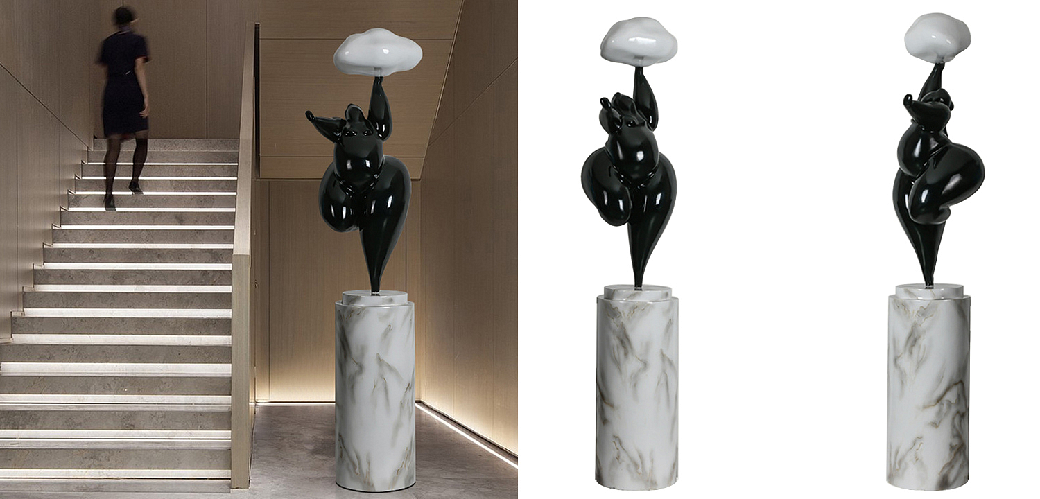 Торшер In The Clouds Black Floor Lamp Торшер In The Clouds Black Floor Lamp - Loft-Concept в Кирове
