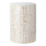 Столик с инкрустацией с перламутровым узором Jean Cream варинант исполнения - 1 | Loft Concept в Кирове