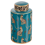 Ваза фарфоровая с крышкой Leopard Ccollection варинант исполнения - 1 | Loft Concept в Кирове