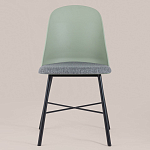 Стул из прочного пластика на металлическом основании Anora Green  варинант исполнения - 2 | Loft Concept в Кирове