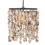 Люстра овальная с подвесками из устричных раковин Sea Ravens варинант исполнения - 2 | Loft Concept в Кирове