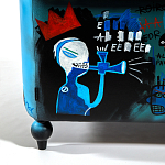 Кресло "Баския и Уорхол" Basquiat Warhol graffiti chair натуральная кожа варинант исполнения - 9 | Loft Concept в Кирове