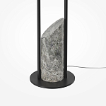 Напольный торшер светодионый черный Lumen Duo варинант исполнения - 4 | Loft Concept в Кирове