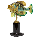 Статуэтка из фарфора в форме рыбы SEA Porcelain and Bronze варинант исполнения - 2 | Loft Concept в Кирове