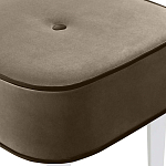 Квадратный мягкий пуф на белых ножках Winton Pouf Square варинант исполнения - 4 | Loft Concept в Кирове