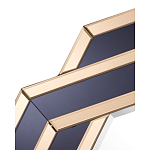 Зеркало восьмиугольное в черно-золотистой раме Pairing варинант исполнения - 2 | Loft Concept в Кирове