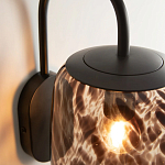 Бра с плафоном из янтарного стекла Amber Olmos Wall Lamp варинант исполнения - 4 | Loft Concept в Кирове