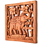 Панно из дерева слов и цветы Panel With Animals варинант исполнения - 2 | Loft Concept в Кирове