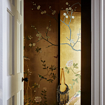 Обои ручная роспись Badminton Deep Rich Gold gilded paper варинант исполнения - 3 | Loft Concept в Кирове