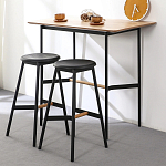 Черный барный стул Knopper варинант исполнения - 7 | Loft Concept в Кирове