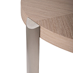 Столик журнальный с низкой круглой столешницей Wood Grain варинант исполнения - 4 | Loft Concept в Кирове