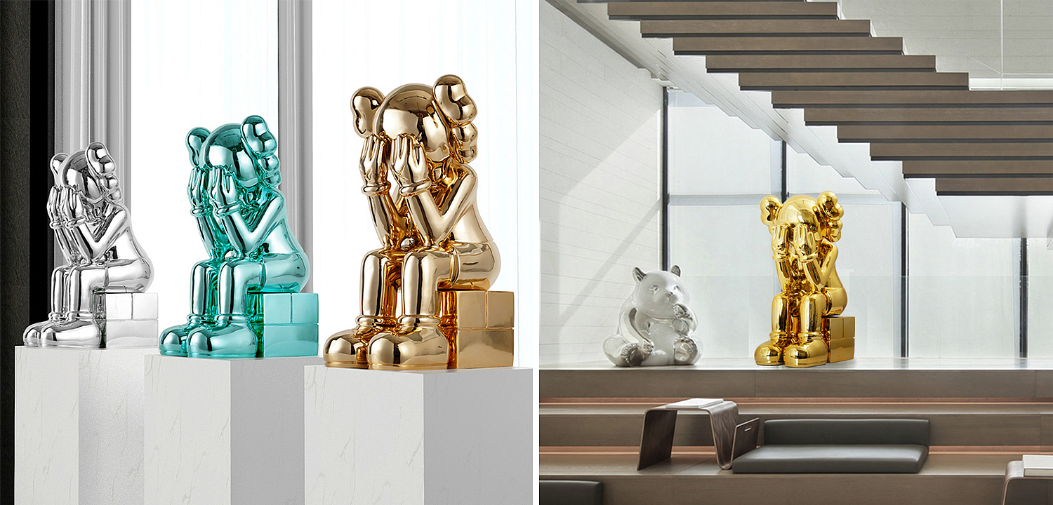 Статуэтка KAWS Passing Through Gold Статуэтка KAWS Passing Through Gold - Loft-Concept в Кирове