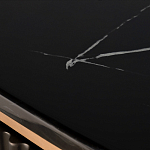 Комод черный округлой формы с рельефным фасадом Black Cut варинант исполнения - 6 | Loft Concept в Кирове