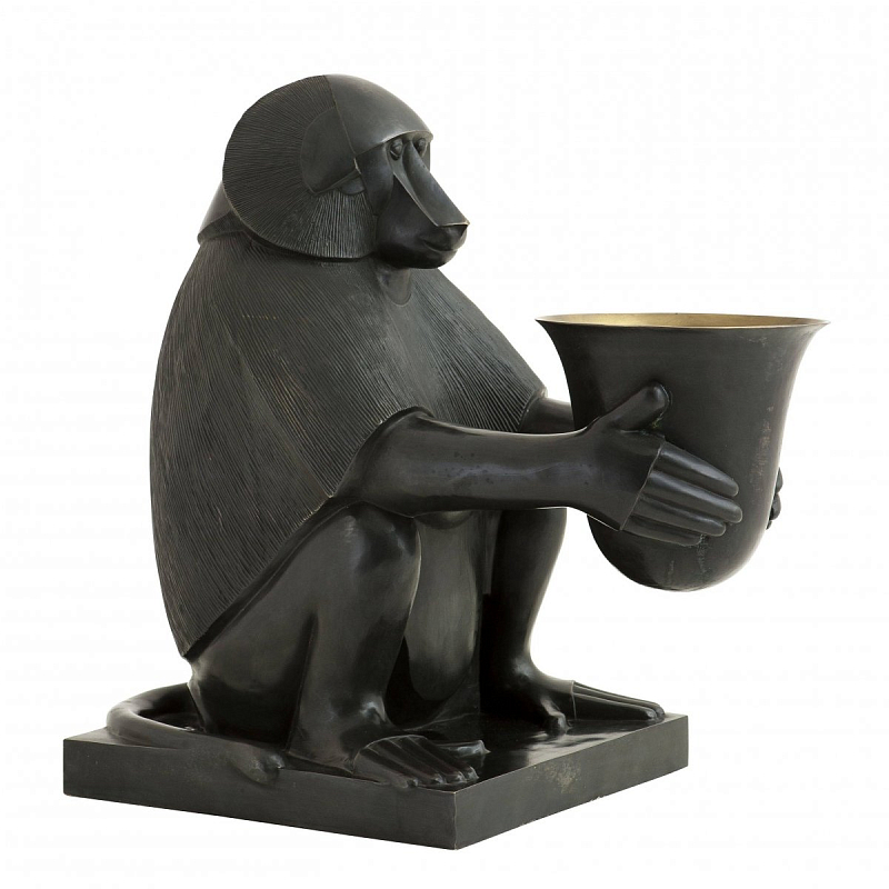 Настольная лампа Eichholtz Art Deco Monkey Темная бронза винтаж Настольная лампа Eichholtz Art Deco Monkey Темная бронза винтаж в Кирове | Loft Concept