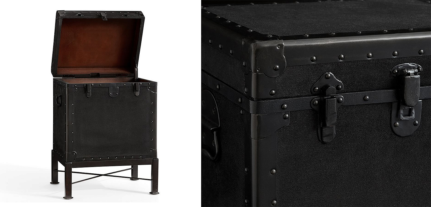 Сундук Vintage Chests small black Сундук Vintage Chests small black - Loft-Concept в Кирове