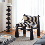 Кресло черно-белое со съемными подушками Celebrity варинант исполнения - 7 | Loft Concept в Кирове