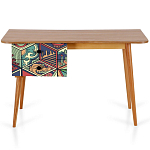 Письменный стол с принтом на ящиках Elise Desk варинант исполнения - 9 | Loft Concept в Кирове