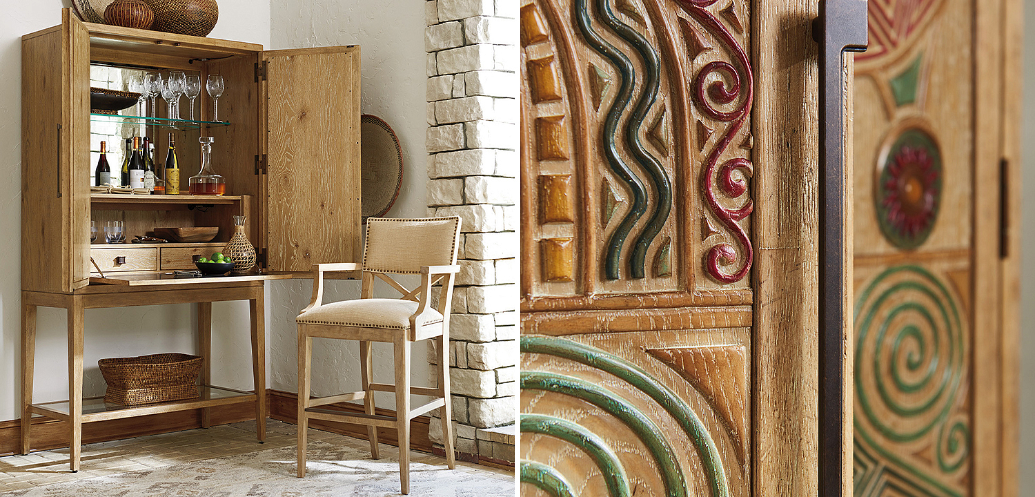 Шкаф CAMEROON BAR CABINET Шкаф CAMEROON BAR CABINET - Loft-Concept в Кирове