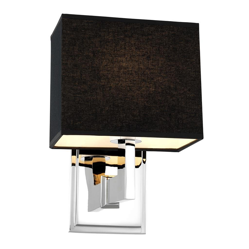 Бра Eichholtz Wall Lamp Balthazar Никель Черный Бра Eichholtz Wall Lamp Balthazar Никель Черный в Кирове | Loft Concept